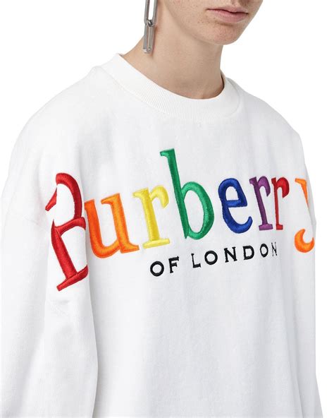 burberry yellow crewneck rainbow|Burberry Limited.